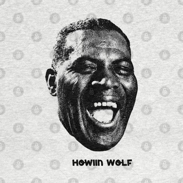 Portrait Retro Howlin' Wolf by LEMESGAKPROVE